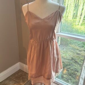 Large tan dress